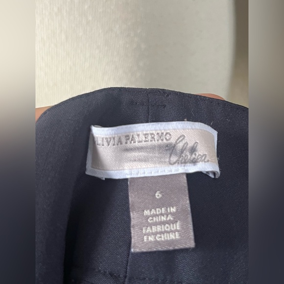 ☑️Olivia Palermo + Chelsea 28 Wide Leg  Palazzo Trousers Pants 6 - Picture 9 of 9